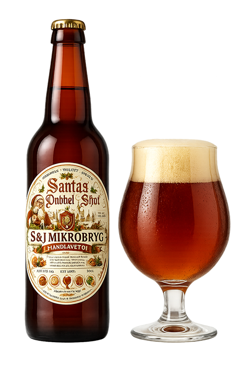santas-dubbel-shot-and-glass santas-dubbel-shot-and-glass